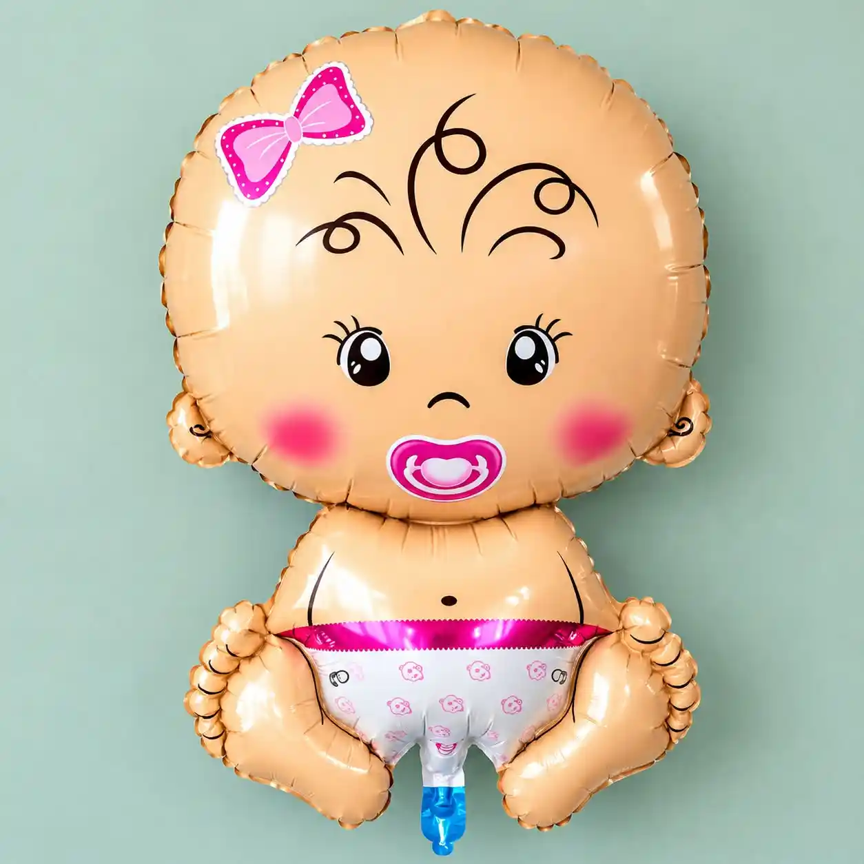 Baby Girl Face foil balloons